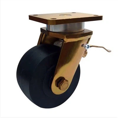 Ruedas giratorias de nailon duro